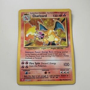 Pokemon Charizard Card Fridge Magnet